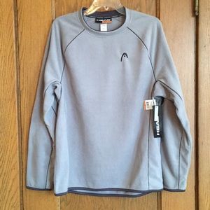 Head gray fleece men's size medium